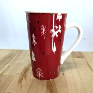 Starbucks limited Edition Tall Christmas Mug 2019 Gnome and Bunny Christmas Tree